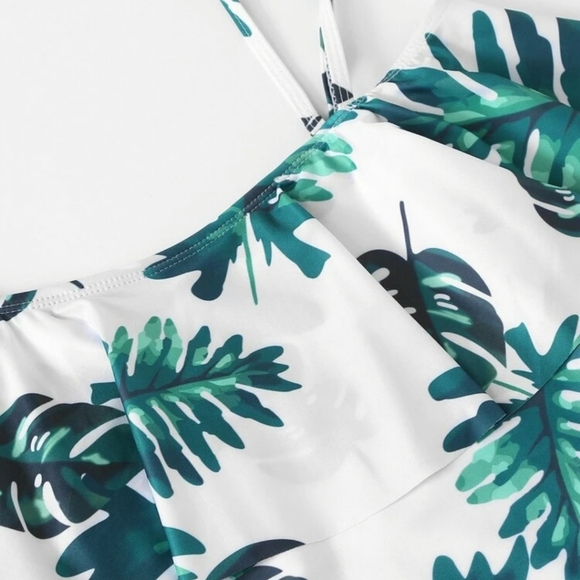 Zaful bathing suit palm pattern - Picture 4 of 6